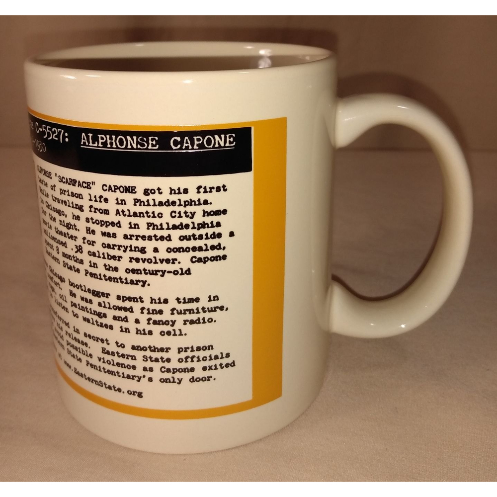 Al Capone Souvenir Mug from Eastern State Penitentiary - Picture 4 of 7